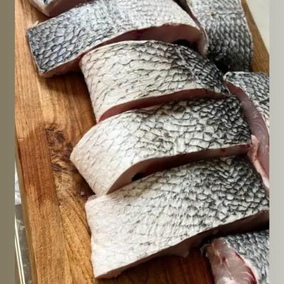 Raw Nile Perch Steak