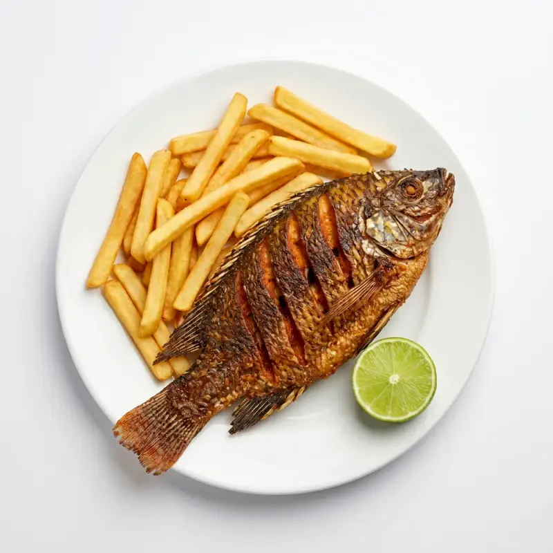 Chips and Fish Fingers