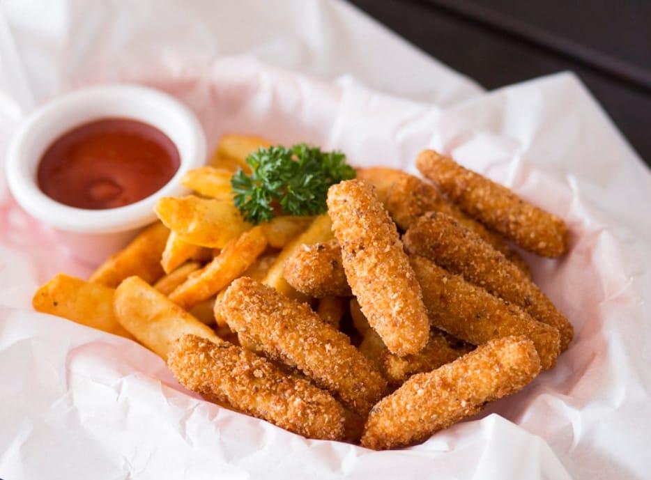 Chips and Fish Fingers